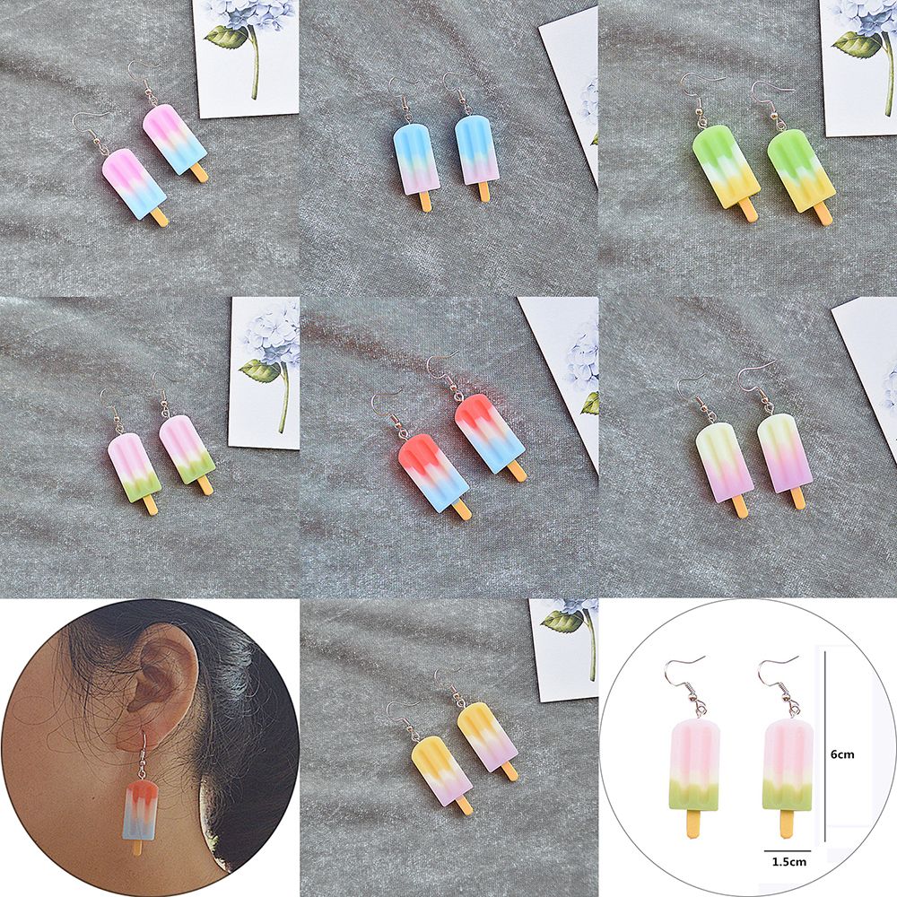 1Pair Cute Colorful Personality Creative Metal Hook Ice Cream Resin Eardrop Drop Earrings
1Pair Cute Colorful Personality Creative Metal Hook Ice Cream Resin Eardrop Drop Earrings