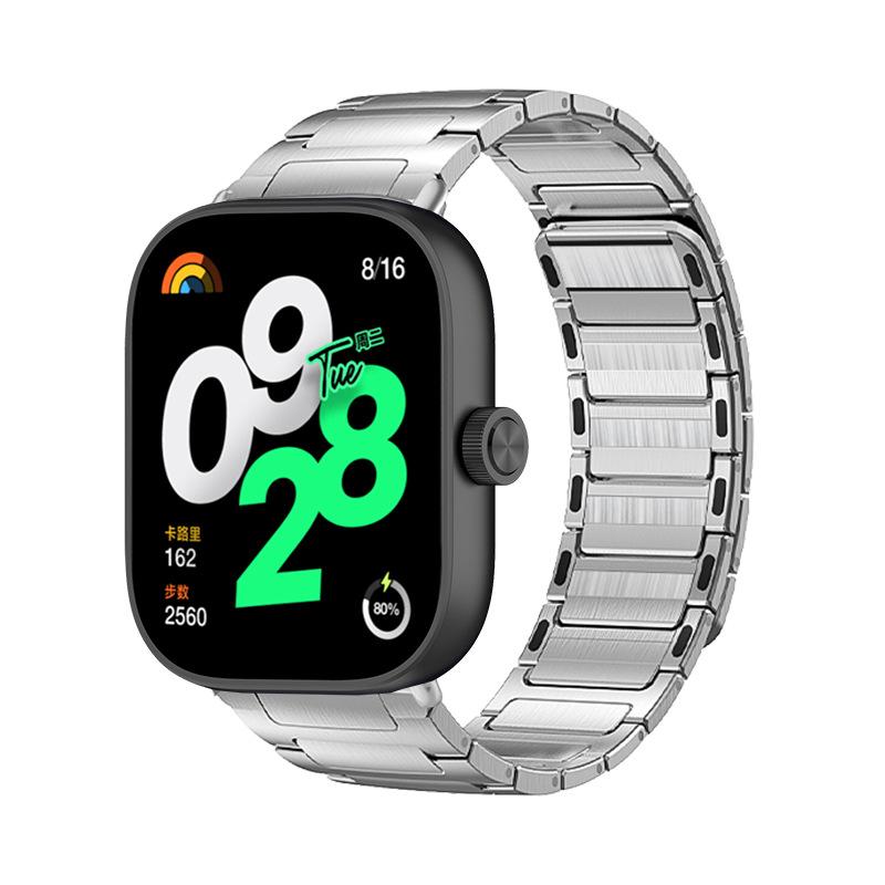 Applicable to Redmi Watch 4/5 wristbands, Xiaomi Band 8/9 Pro metal stainless steel double-section I-beam magnetic connection wristbands
Applicable to Redmi Watch 4/5 wristbands, Xiaomi Band 8/9 Pro metal stainless steel double-section I-beam magnetic connection wristbands