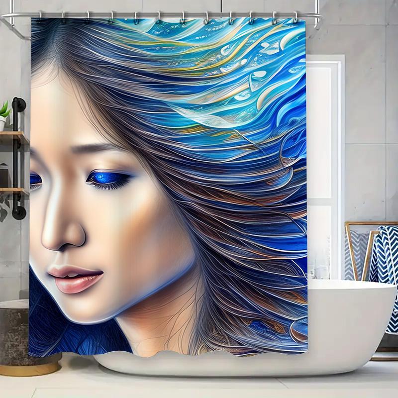 Blue Waves Shower Curtain Modern Artistic Bathroom Decor W60H190(CM)-1 Pcs
Blue Waves Shower Curtain Modern Artistic Bathroom Decor W60H190(CM)-1 Pcs