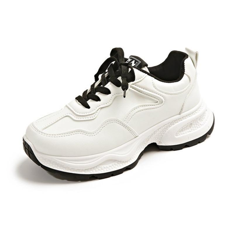 Sports style rubber sole dad shoes women s spring new leather surface simple casual shoes student running shoes 41
Sports style rubber sole dad shoes women s spring new leather surface simple casual shoes student running shoes 41