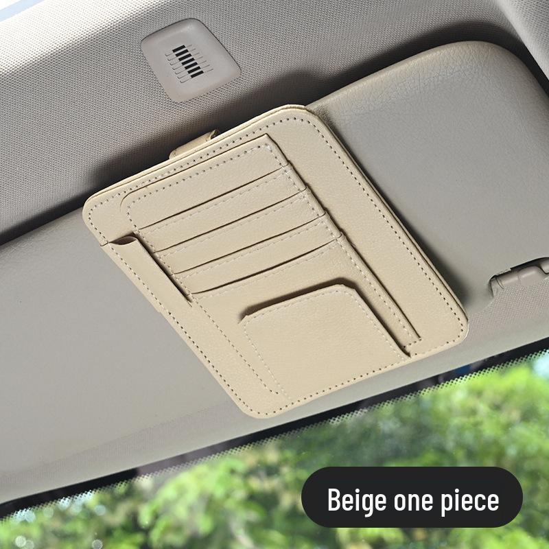 Многофункциональный держатель для документов и очков на солнцезащитный козырек автомобиля
Многофункциональный держатель для документов и очков на солнцезащитный козырек автомобиля