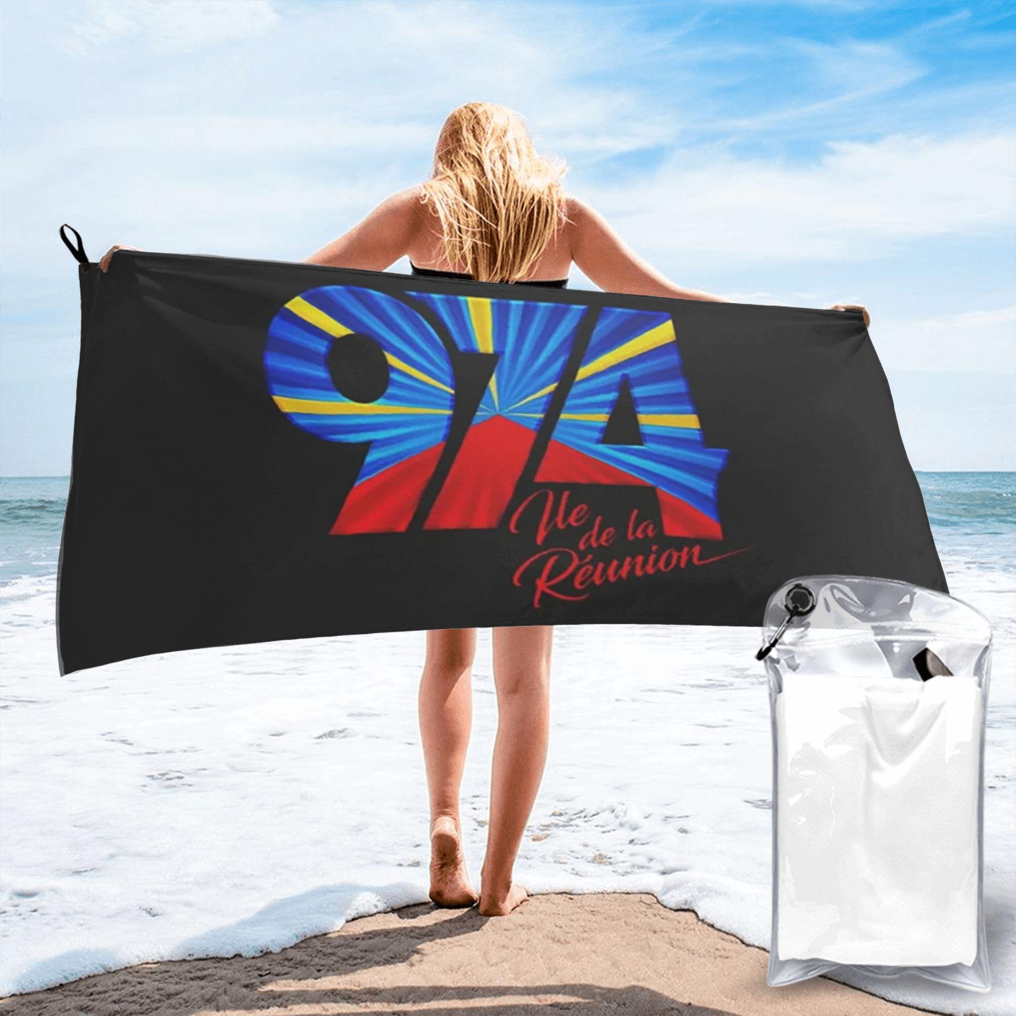 974 Reunion Island Flag Beach Towel Soft Microfiber Quick Dry Absorbent Quick Towels For Bath W40*H60(CM)
974 Reunion Island Flag Beach Towel Soft Microfiber Quick Dry Absorbent Quick Towels For Bath W40*H60(CM)