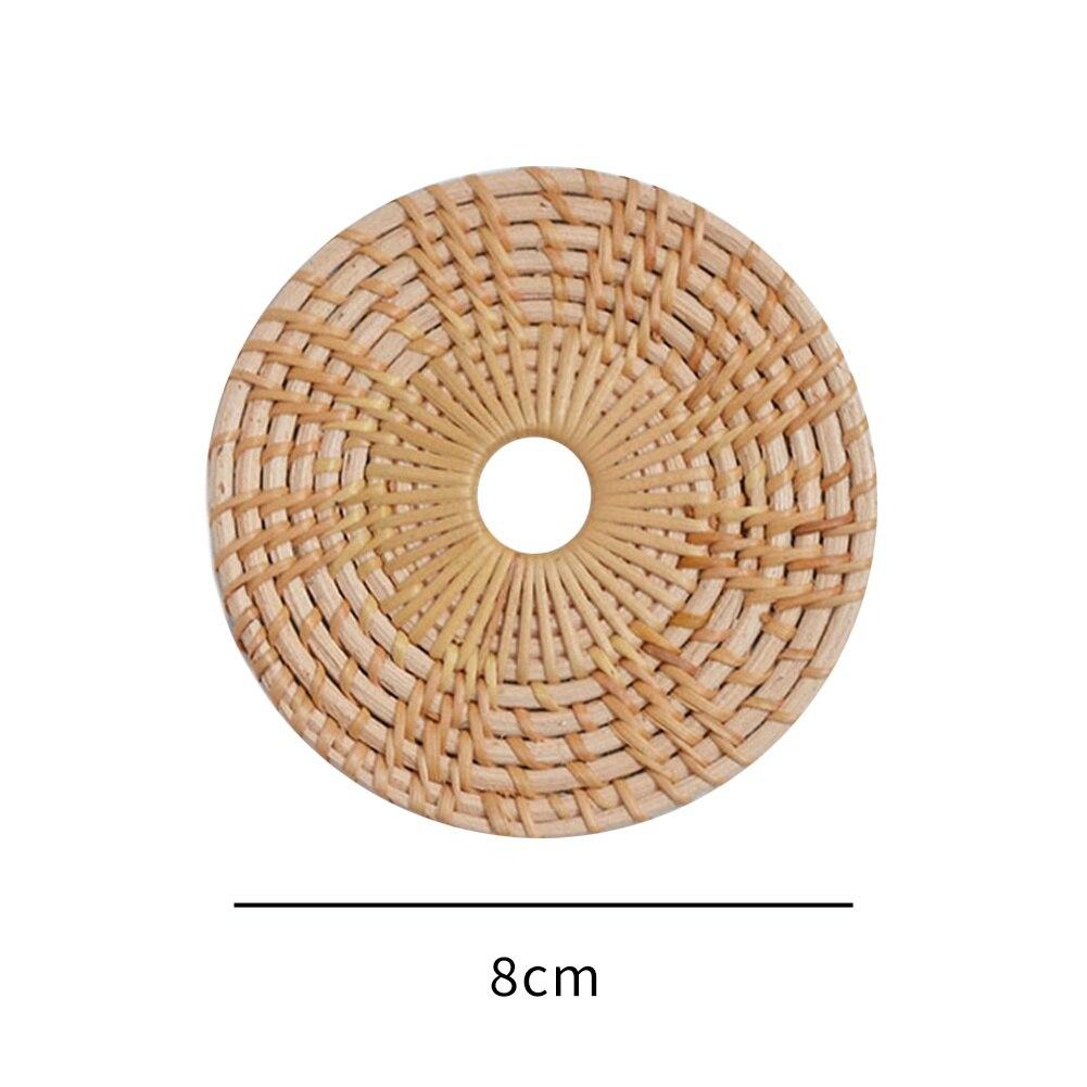 Natural Rattan Coasters Hand-woven Kitchen Decoration Accessories Diameter 8cm
Natural Rattan Coasters Hand-woven Kitchen Decoration Accessories Diameter 8cm