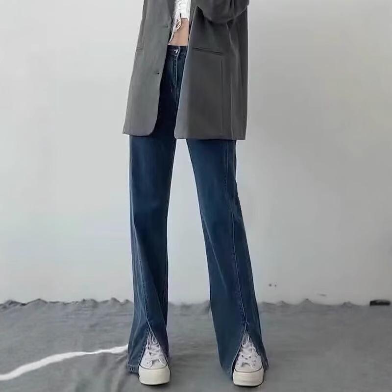 Plus Size High Waist Straight Leg Slit Jeans for Women with Wide Hips and Thick Thighs 2XL
Plus Size High Waist Straight Leg Slit Jeans for Women with Wide Hips and Thick Thighs 2XL
