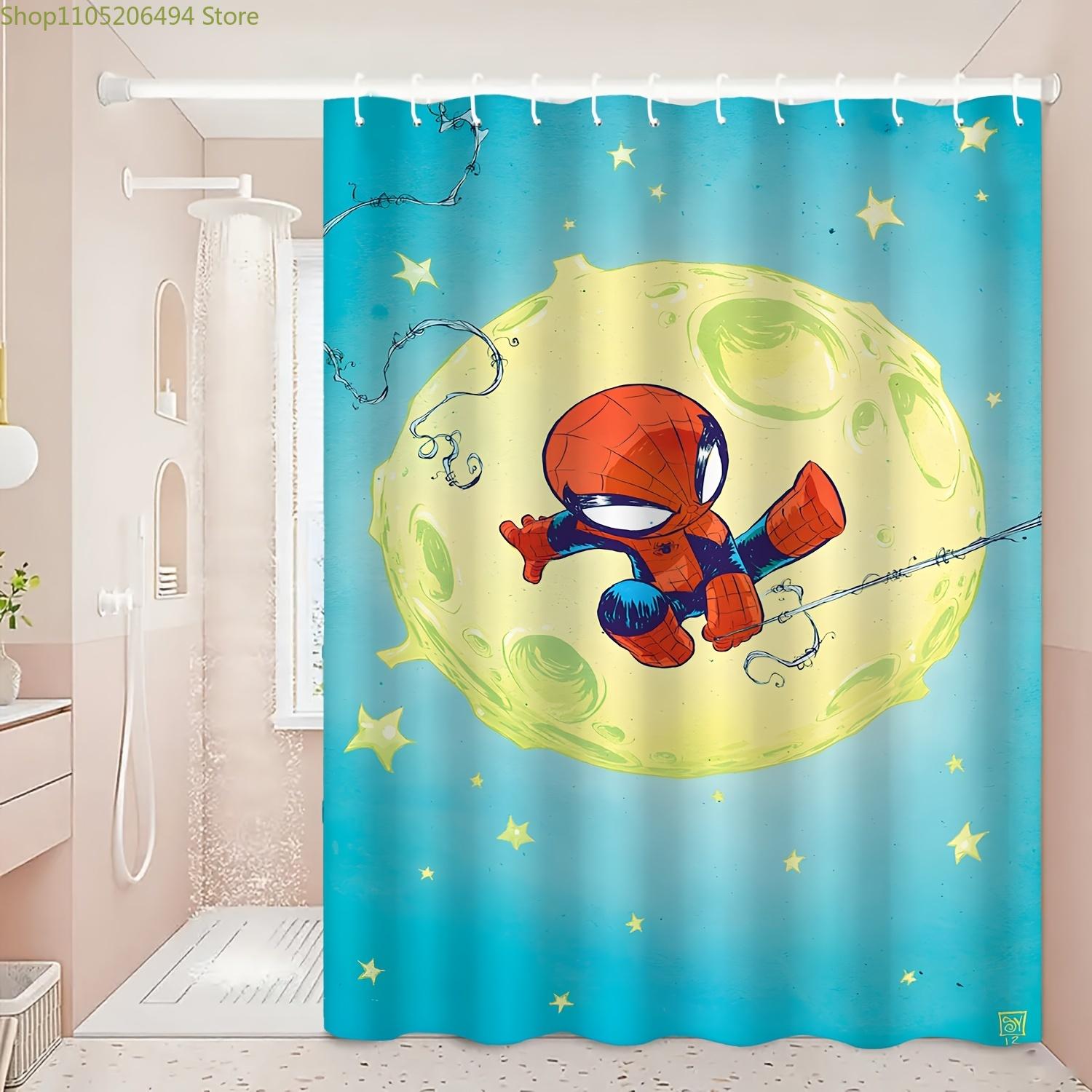 Marvel 1pc Printed Shower Curtain - Spider-Man Swinging by the Moon, Durable, Perfect for Cozy Home Bathrooms & Guest Bathroom 90x180cm
Marvel 1pc Printed Shower Curtain - Spider-Man Swinging by the Moon, Durable, Perfect for Cozy Home Bathrooms & Guest Bathroom 90x180cm