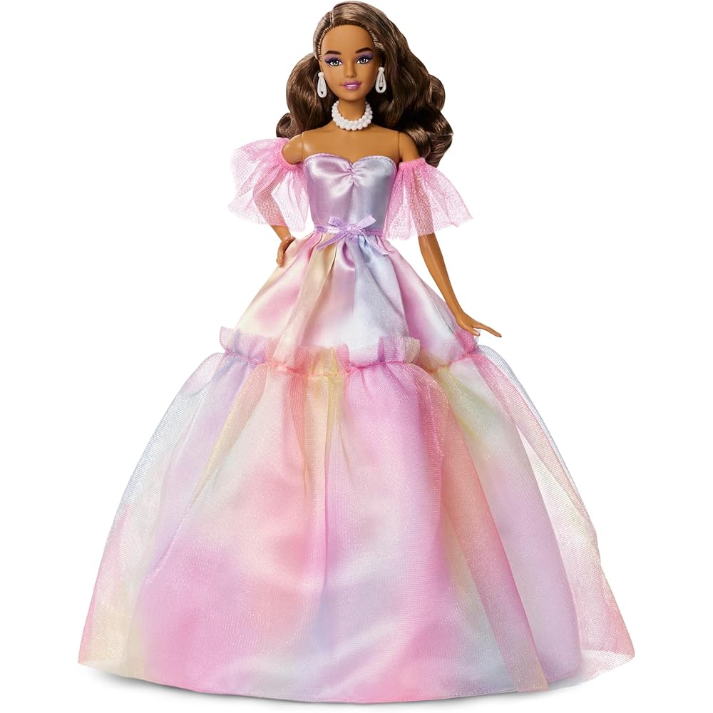 Barbie Birthday Wishes Latina Signature Doll Playset with House for Role Play 6 Years and Up Pink
Barbie Birthday Wishes Latina Signature Doll Playset with House for Role Play 6 Years and Up Pink