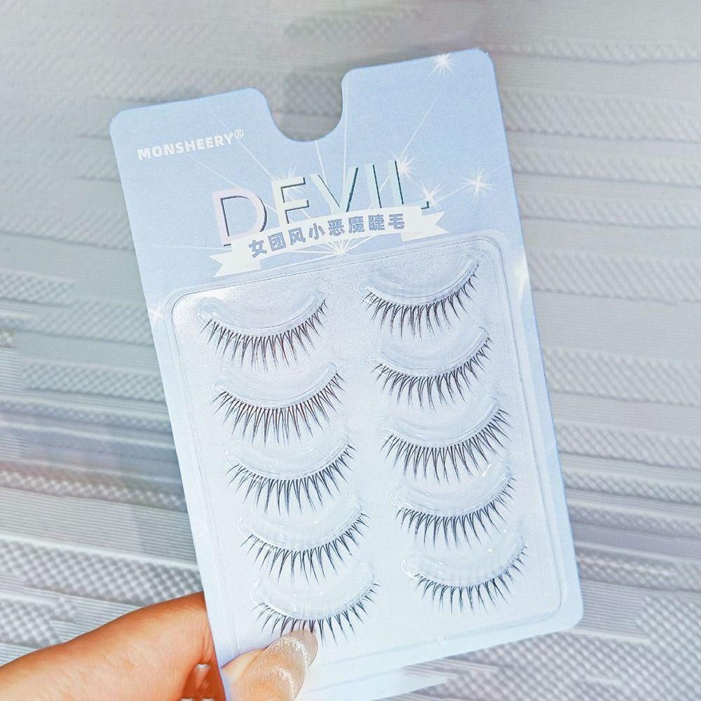 5 Pairs Fine Black Stalk Korean Fake Eyelashes Natural Makeup Tools One Piece Fake Eyelashes Women 5 Pairs
5 Pairs Fine Black Stalk Korean Fake Eyelashes Natural Makeup Tools One Piece Fake Eyelashes Women 5 Pairs