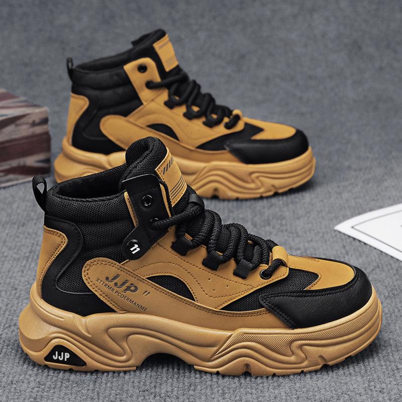 2026 Autumn Fashi Trend High Top Thick Soled Casual Short Boots for Men British Style Retro Versatile Comfortable Chunky Boots 44 жовтий
2026 Autumn Fashi Trend High Top Thick Soled Casual Short Boots for Men British Style Retro Versatile Comfortable Chunky Boots 44 жовтий