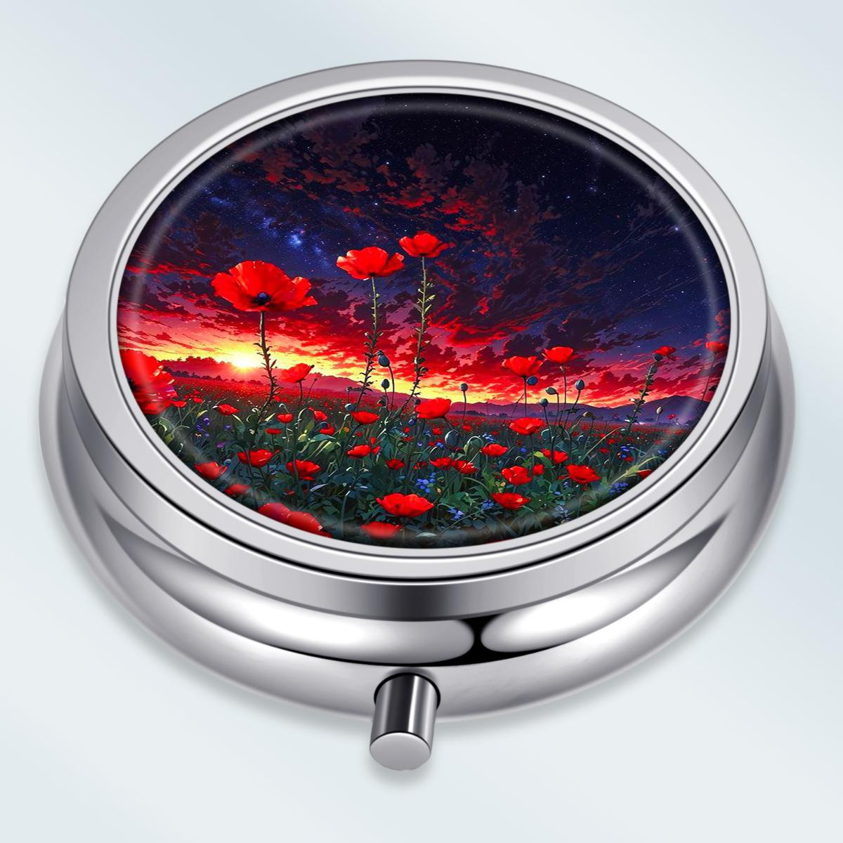 Portable Pill Box with 3 Compartments, Mini Metal Medicine Organizer Case, Cute Printed Pill Container for Vitamins, Pills, Jewelry, Travel, Daily Use разноцветный
Portable Pill Box with 3 Compartments, Mini Metal Medicine Organizer Case, Cute Printed Pill Container for Vitamins, Pills, Jewelry, Travel, Daily Use разноцветный