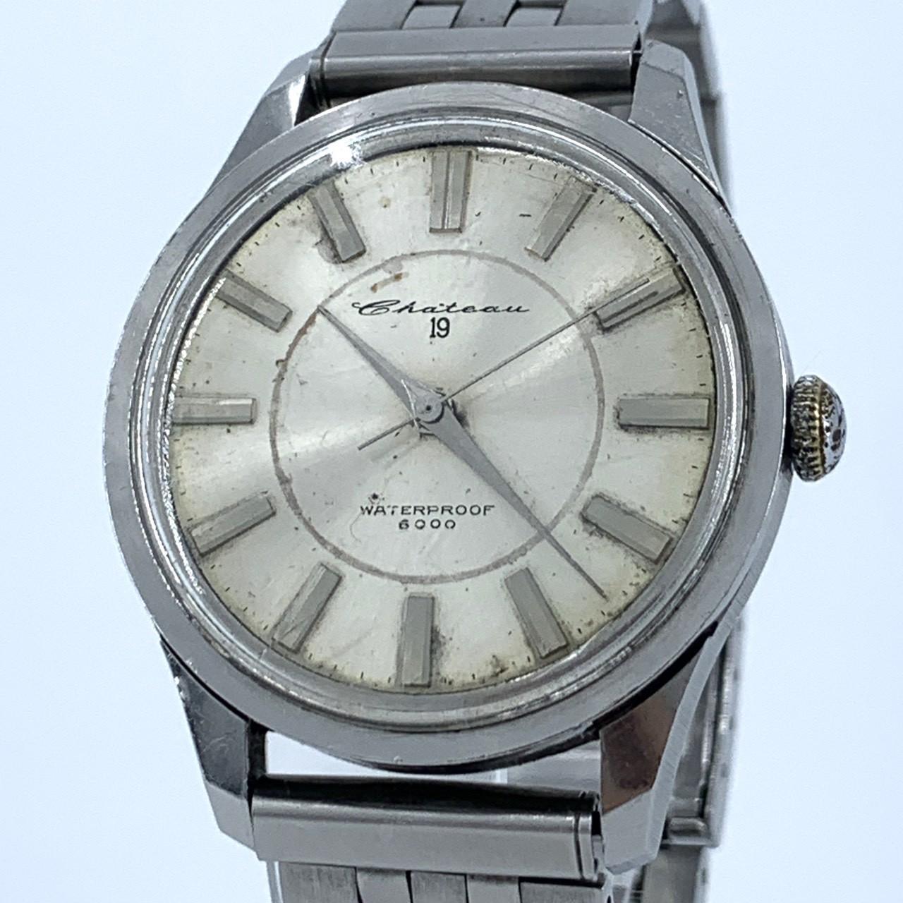 Working Good TAKANO Chateau 19 Stone WATERPROOF 6000 Manual Men s Watch 1960s Stainless Steel Champagne Gold Dial Silver 3-Hand Lightly Cleaned
Working Good TAKANO Chateau 19 Stone WATERPROOF 6000 Manual Men s Watch 1960s Stainless Steel Champagne Gold Dial Silver 3-Hand Lightly Cleaned