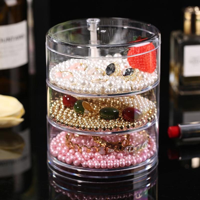 Прозрачная вращающаяся пылезащитная шкатулка для украшений, многослойная, для браслетов, сережек, заколок, стеллаж для хранения украшений, органайзер, чехол
Прозрачная вращающаяся пылезащитная шкатулка для украшений, многослойная, для браслетов, сережек, заколок, стеллаж для хранения украшений, органайзер, чехол