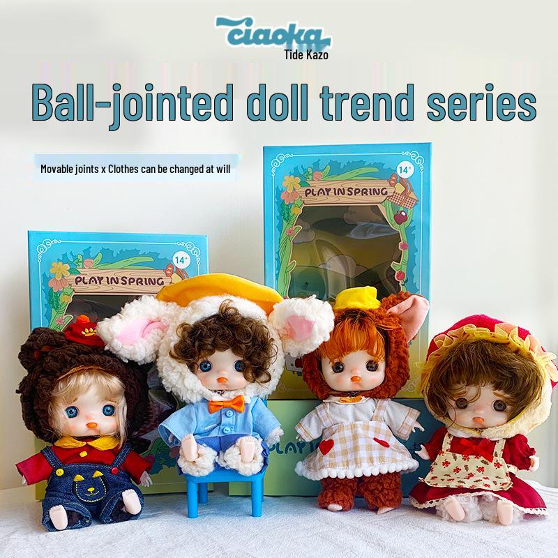 CIAOKA Tide Ka Movable Joint Doll Blind Box - Changeable Clothes, Ideal Girl Gift
CIAOKA Tide Ka Movable Joint Doll Blind Box - Changeable Clothes, Ideal Girl Gift