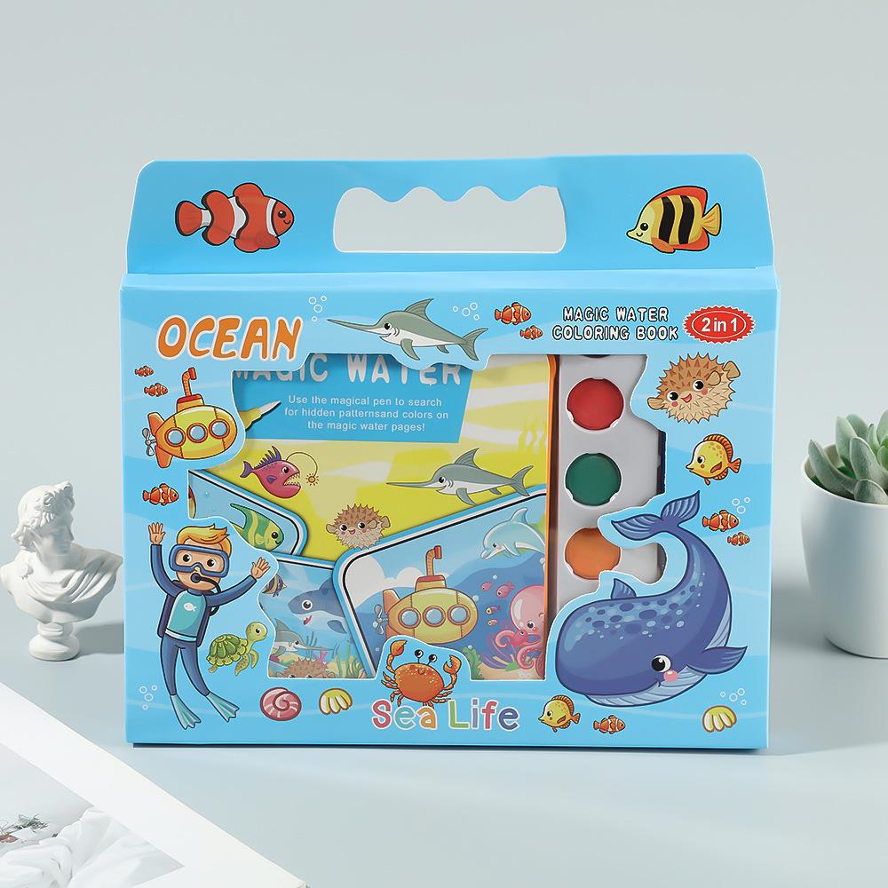 Unicorn Water Painting Book Set for Toddlers - Early Education Puzzle Gift Toy with Graffiti Watercolors
Unicorn Water Painting Book Set for Toddlers - Early Education Puzzle Gift Toy with Graffiti Watercolors