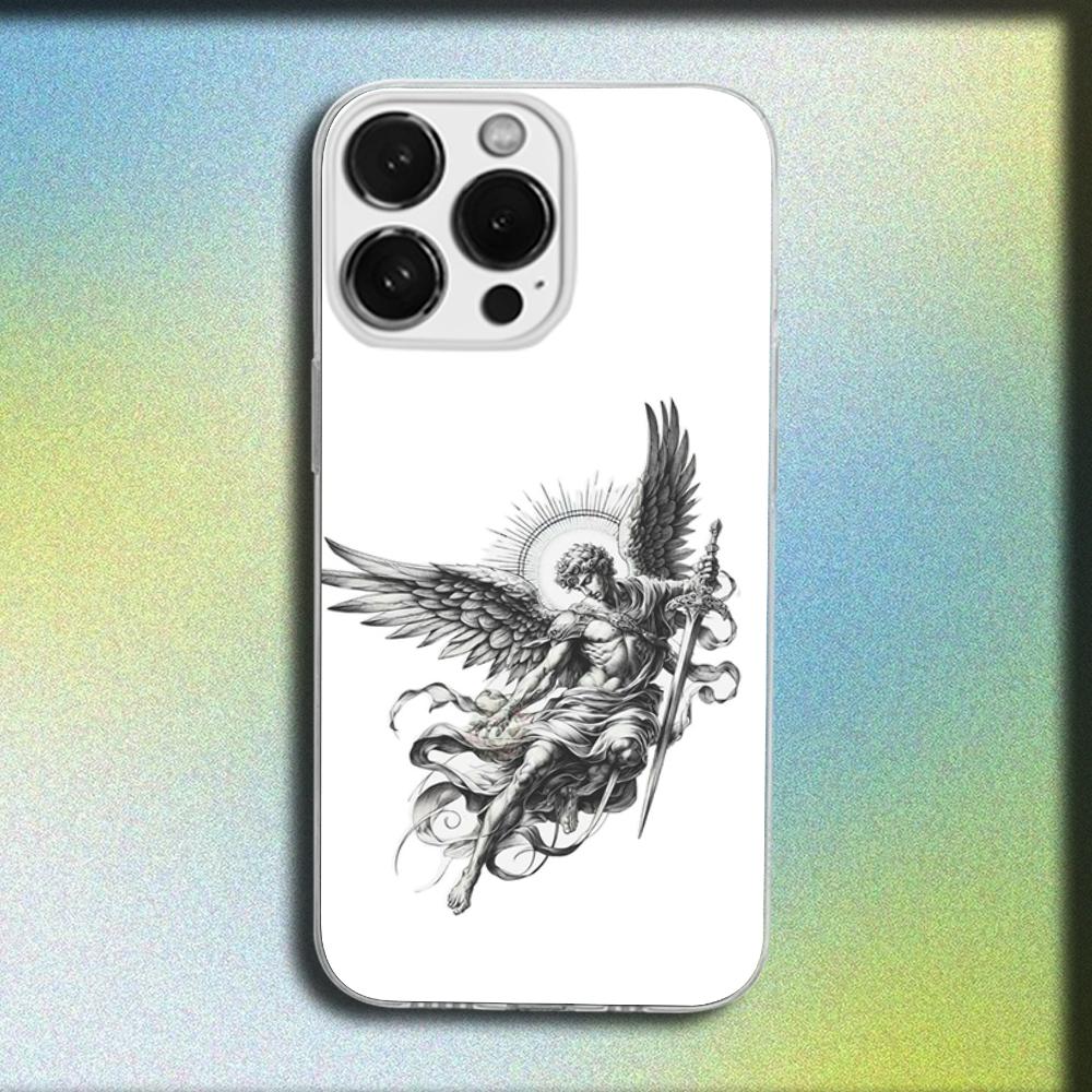 Archangel Michael Cross Phone Case For iPhone 16,15,14,13,12,11 Plus,Pro,Max,XR,XS,Plus,E,Mini Transparent Soft Cover iPhone13
Archangel Michael Cross Phone Case For iPhone 16,15,14,13,12,11 Plus,Pro,Max,XR,XS,Plus,E,Mini Transparent Soft Cover iPhone13