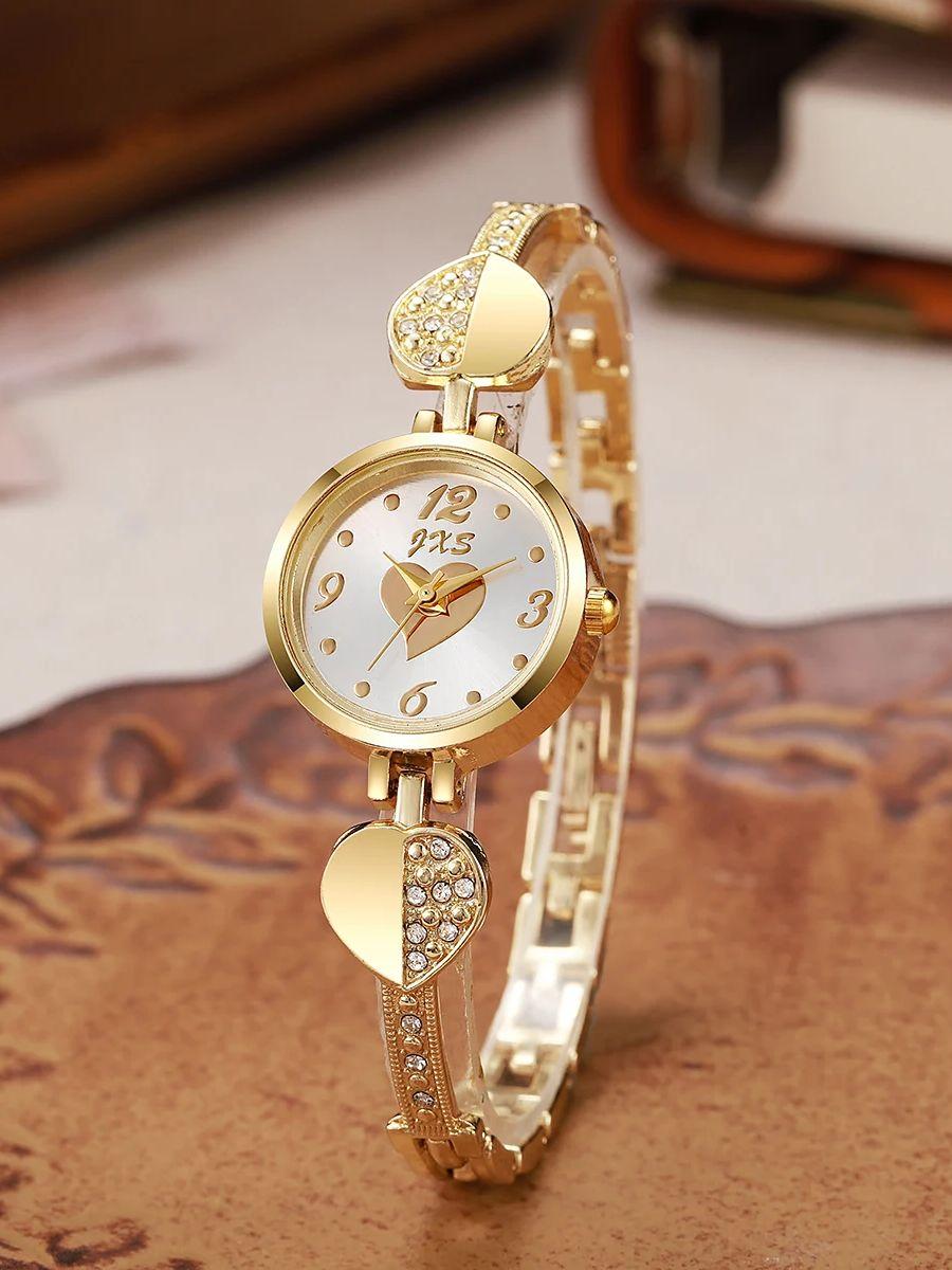 Новые маленькие золотые часы с браслетом, инкрустированным бриллиантами, женские компактные круглые кварцевые часы золотой
Новые маленькие золотые часы с браслетом, инкрустированным бриллиантами, женские компактные круглые кварцевые часы золотой