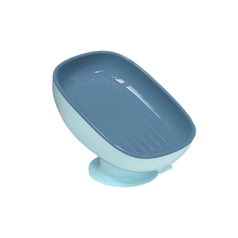 Stylish Suction Cup Mounted Soap Dish Water Drainage Designs Bathroom Organizers Space Saving Plastic Shelf синій
Stylish Suction Cup Mounted Soap Dish Water Drainage Designs Bathroom Organizers Space Saving Plastic Shelf синій