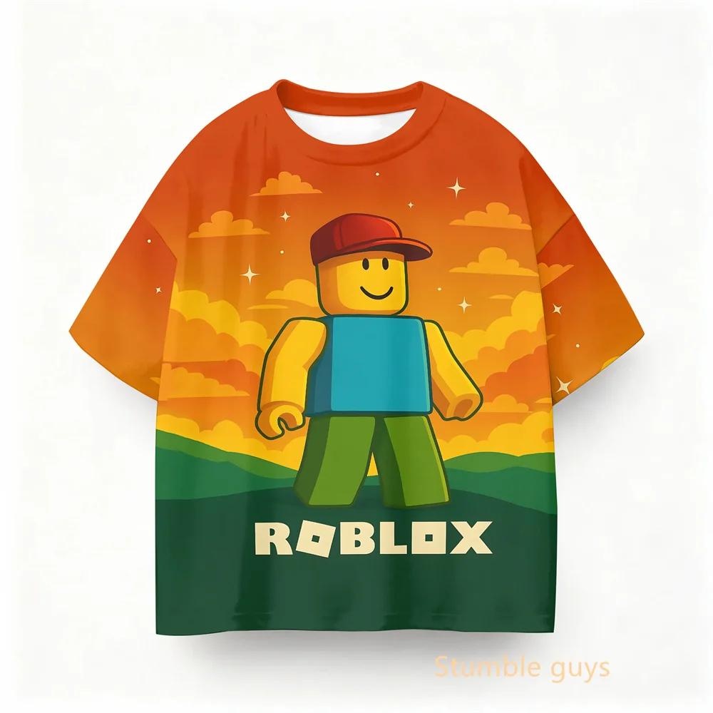 Roblox Children Summer Game Theme T-shirt Boys Clothes Girls Anime 100
Roblox Children Summer Game Theme T-shirt Boys Clothes Girls Anime 100