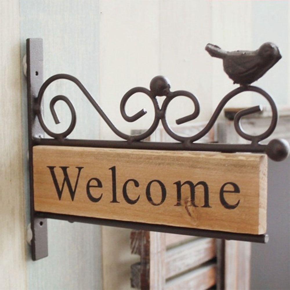 Iron Art Welcome Sign Board Rural Style Welcome Wall Hanging Decor Home Living Room 18.5X15CM
Iron Art Welcome Sign Board Rural Style Welcome Wall Hanging Decor Home Living Room 18.5X15CM