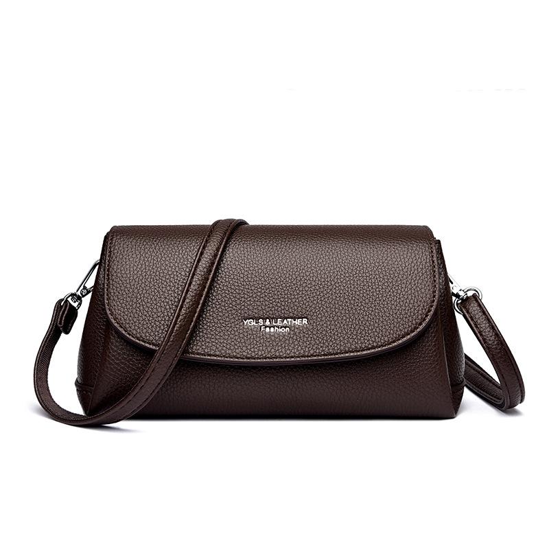 Bag, Women s Crossbody Soft Leather Handbag, Multi-layer Versatile and High-end Small Square Bag, Commuting Single Shoulder Bag темно-коричневого
Bag, Women s Crossbody Soft Leather Handbag, Multi-layer Versatile and High-end Small Square Bag, Commuting Single Shoulder Bag темно-коричневого