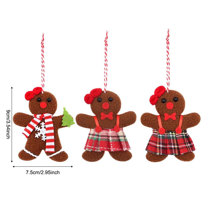 Mini Gingerbread Man Christmas Tree Hanging Ornament
Mini Gingerbread Man Christmas Tree Hanging Ornament