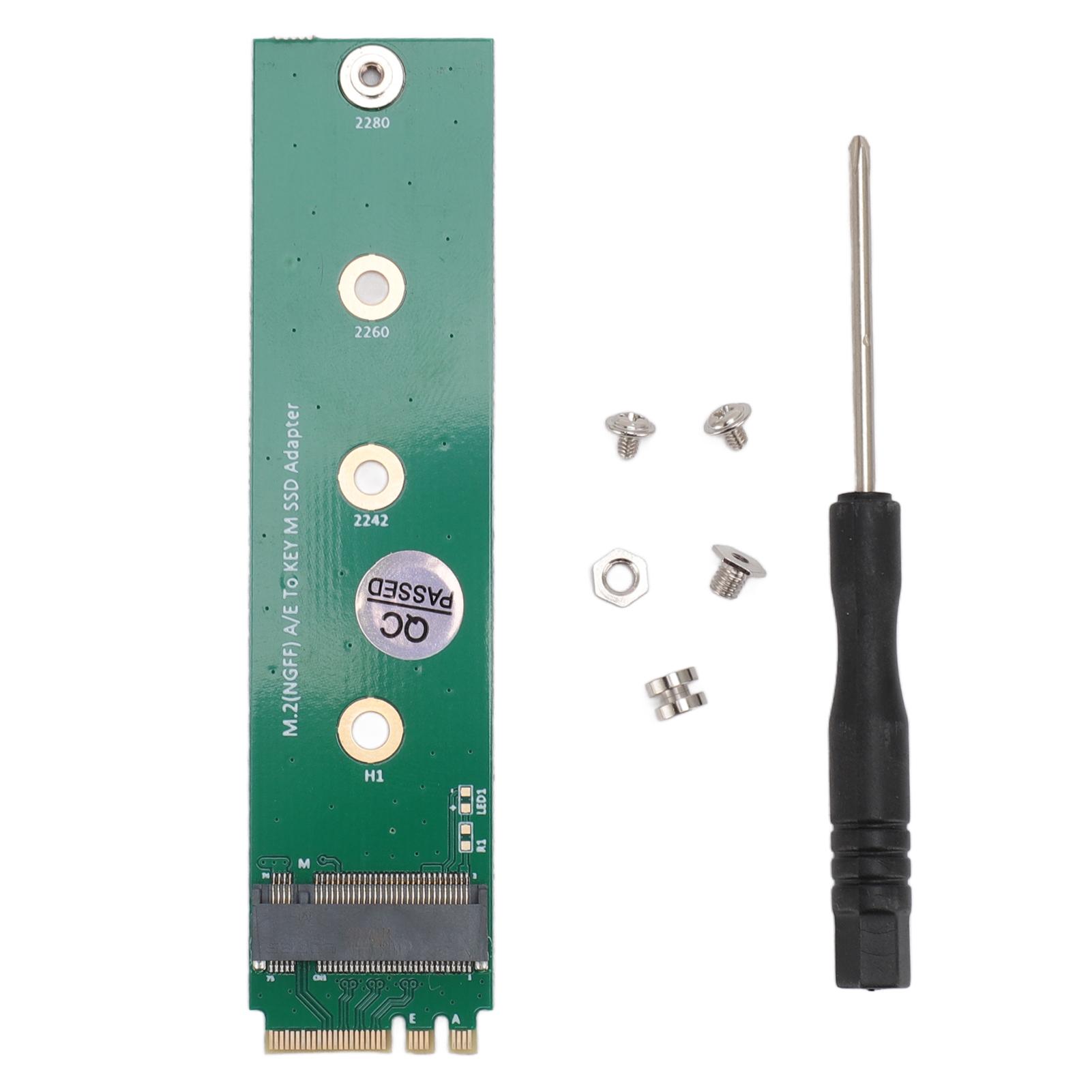 M.2 NGFF A E to Key M SSD Adapter Converter M.2 WiFi Interface A+E to NVME SSD Converter for 2230
M.2 NGFF A E to Key M SSD Adapter Converter M.2 WiFi Interface A+E to NVME SSD Converter for 2230
