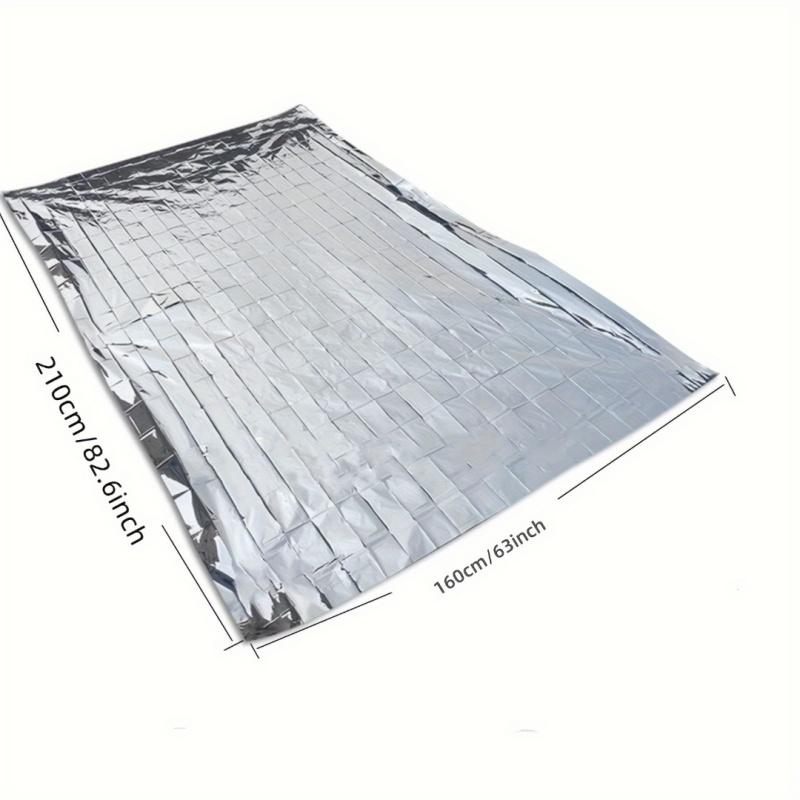 Mylar Emergency Thermal Blanket – 90% Heat Retention, Lightweight Waterproof Survival Gear for Camping Hiking First Aid Kits
Mylar Emergency Thermal Blanket – 90% Heat Retention, Lightweight Waterproof Survival Gear for Camping Hiking First Aid Kits