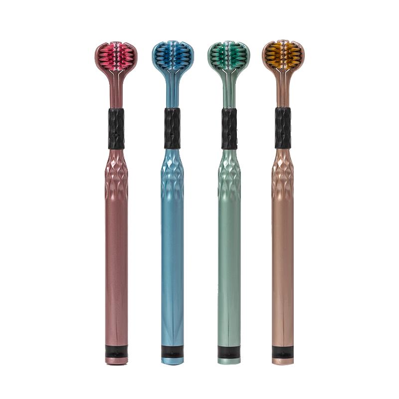 Volcanic Carbon Fiber 3D Three-Sided Soft Bristle Toothbrush - 4 Pack
Volcanic Carbon Fiber 3D Three-Sided Soft Bristle Toothbrush - 4 Pack