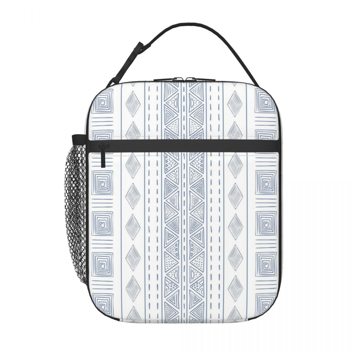 White Bohemian Ethnic Tribal Print Insulated Lunch Bag for Women Children Leakproof Food Boxes Thermal Lunch Box Tote One Size
White Bohemian Ethnic Tribal Print Insulated Lunch Bag for Women Children Leakproof Food Boxes Thermal Lunch Box Tote One Size