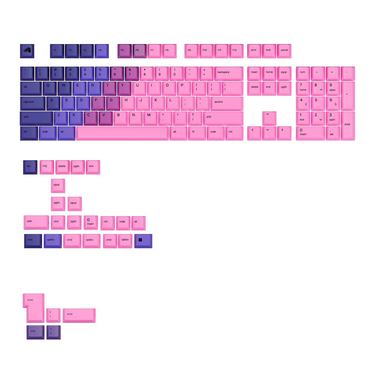 Glorious GPBT Gradient Keycaps Nebula US Retail KB0867 - - - GLO-KB-ACC-KC-GPBT-GR-NEB-US
Glorious GPBT Gradient Keycaps Nebula US Retail KB0867 - - - GLO-KB-ACC-KC-GPBT-GR-NEB-US
