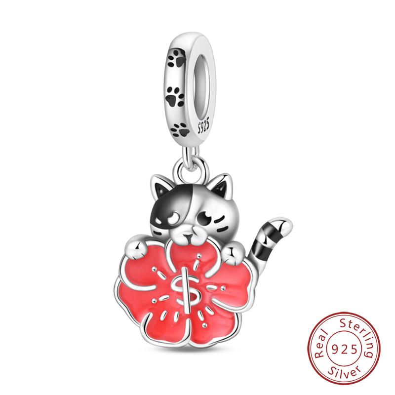 925 Silver Cute Apple Puppy Happy Little Cat Charms Beads Fit DIY S925 Bracelet Women Birthday Jewelry Gift
925 Silver Cute Apple Puppy Happy Little Cat Charms Beads Fit DIY S925 Bracelet Women Birthday Jewelry Gift