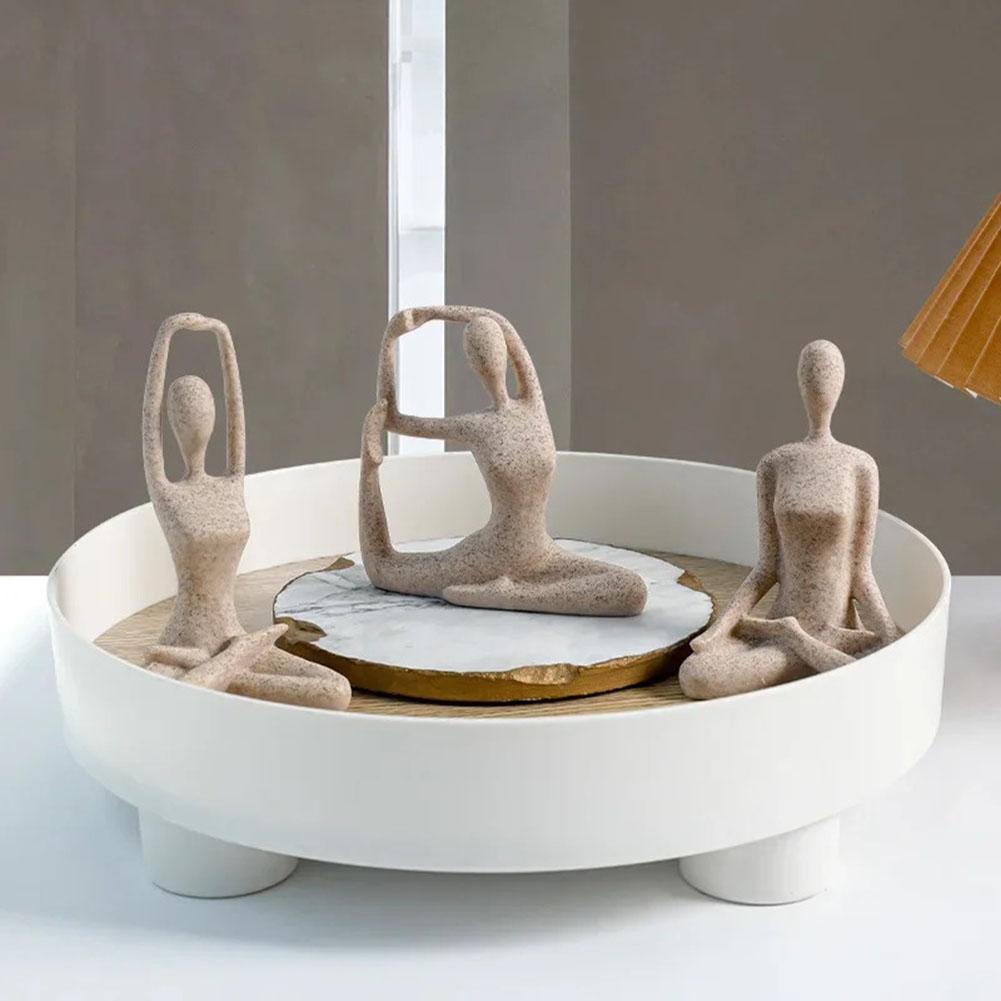 Yoga Statues Set of 3 Resin Women Sculptures for Home Decor Adding Unique Touch to Living Room and Office Aesthetics
Yoga Statues Set of 3 Resin Women Sculptures for Home Decor Adding Unique Touch to Living Room and Office Aesthetics