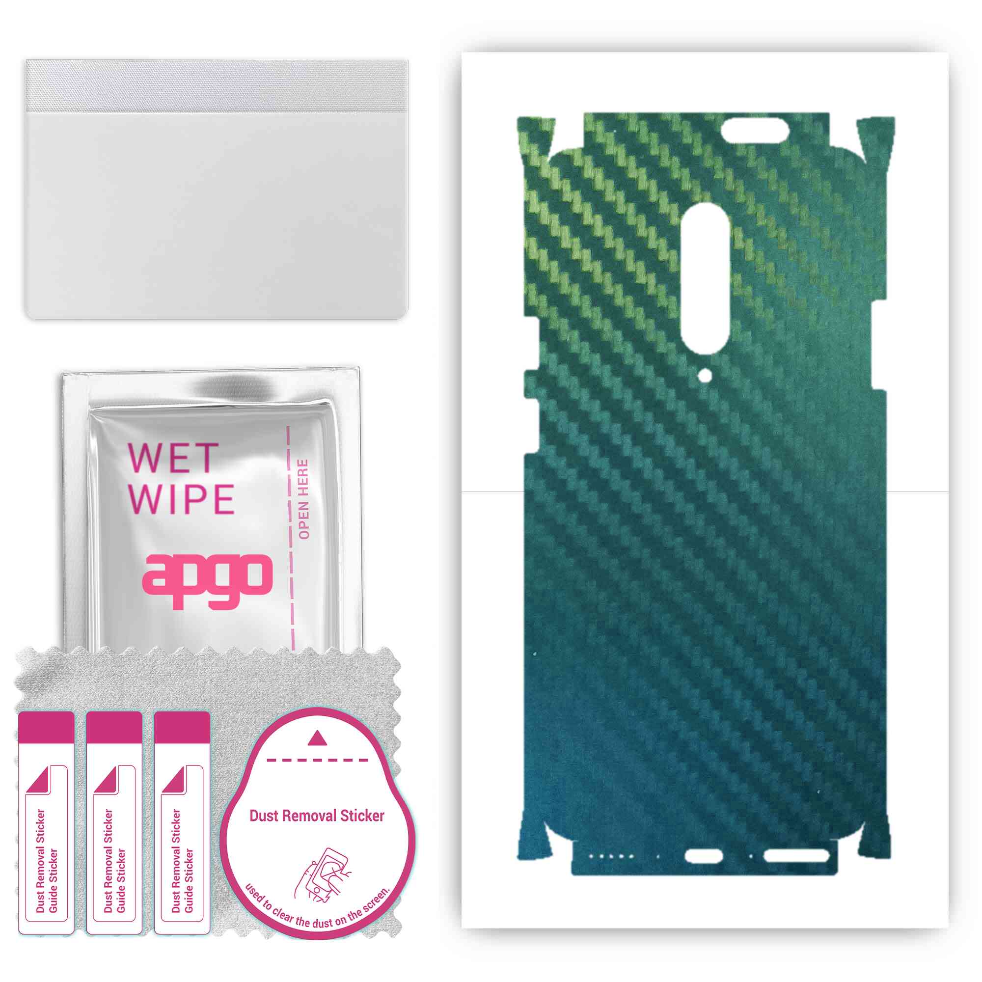 apgo Protective Skin Sticker for the back+sides compatible with OnePlus 7 Pro 5G, Full Wrap Film, Foil, Vinyl - Pattern Carbon Chameleon CAKA1
apgo Protective Skin Sticker for the back+sides compatible with OnePlus 7 Pro 5G, Full Wrap Film, Foil, Vinyl - Pattern Carbon Chameleon CAKA1