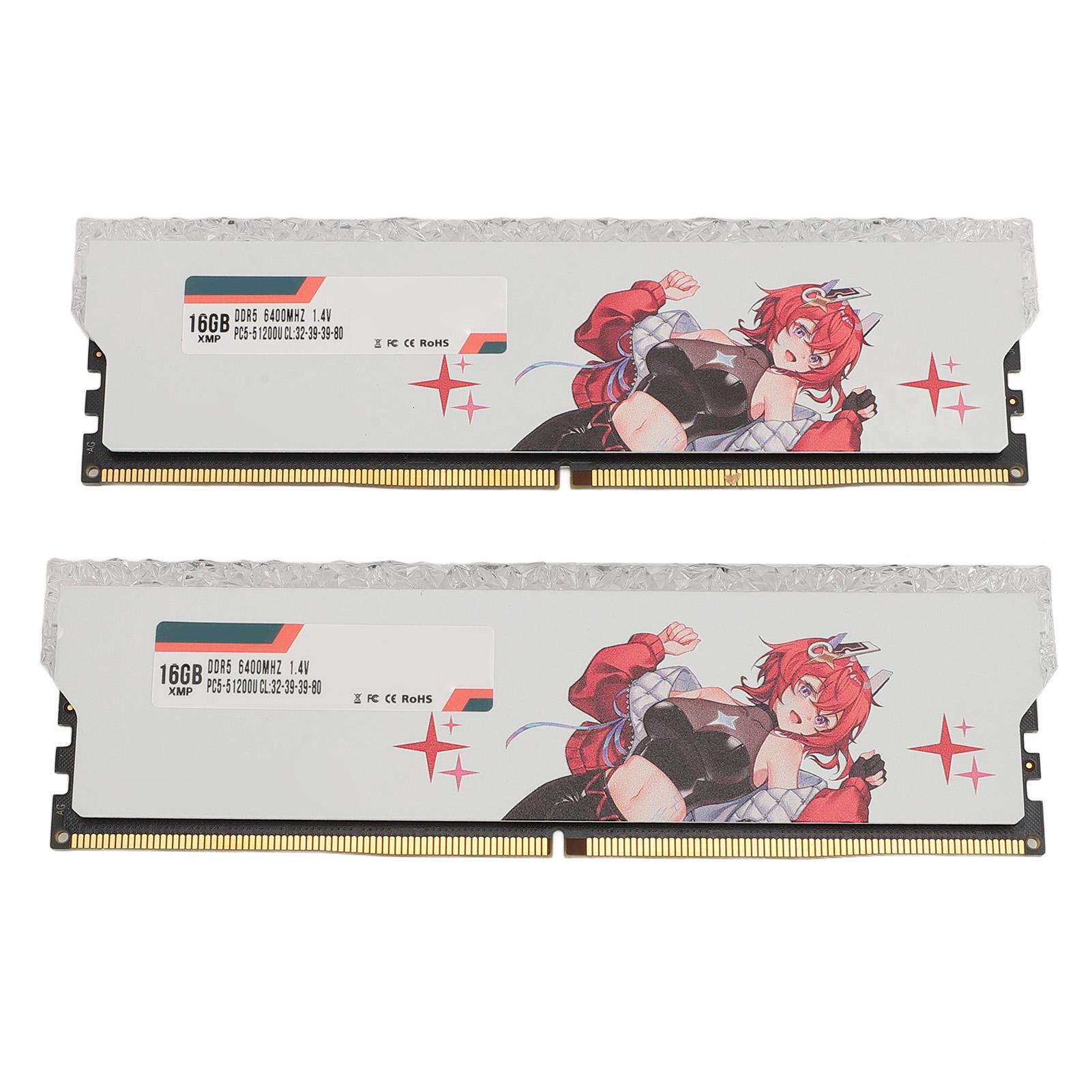 Комплект RGB DDR5 32 ГБ 2x16 ГБ 6400 МГц PC5‑51200U CL32‑39‑39‑80 Модуль оперативної пам’яті настільного комп’ютера для XMP3.0 для
Комплект RGB DDR5 32 ГБ 2x16 ГБ 6400 МГц PC5‑51200U CL32‑39‑39‑80 Модуль оперативної пам’яті настільного комп’ютера для XMP3.0 для