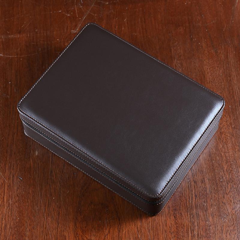 Leather Watch Box 8 Slot Watches Storage Box Portable Travel Mechanical Watch Organizer Boxes Men s Watches Packaging Boxes темно-коричневого кольору
Leather Watch Box 8 Slot Watches Storage Box Portable Travel Mechanical Watch Organizer Boxes Men s Watches Packaging Boxes темно-коричневого кольору