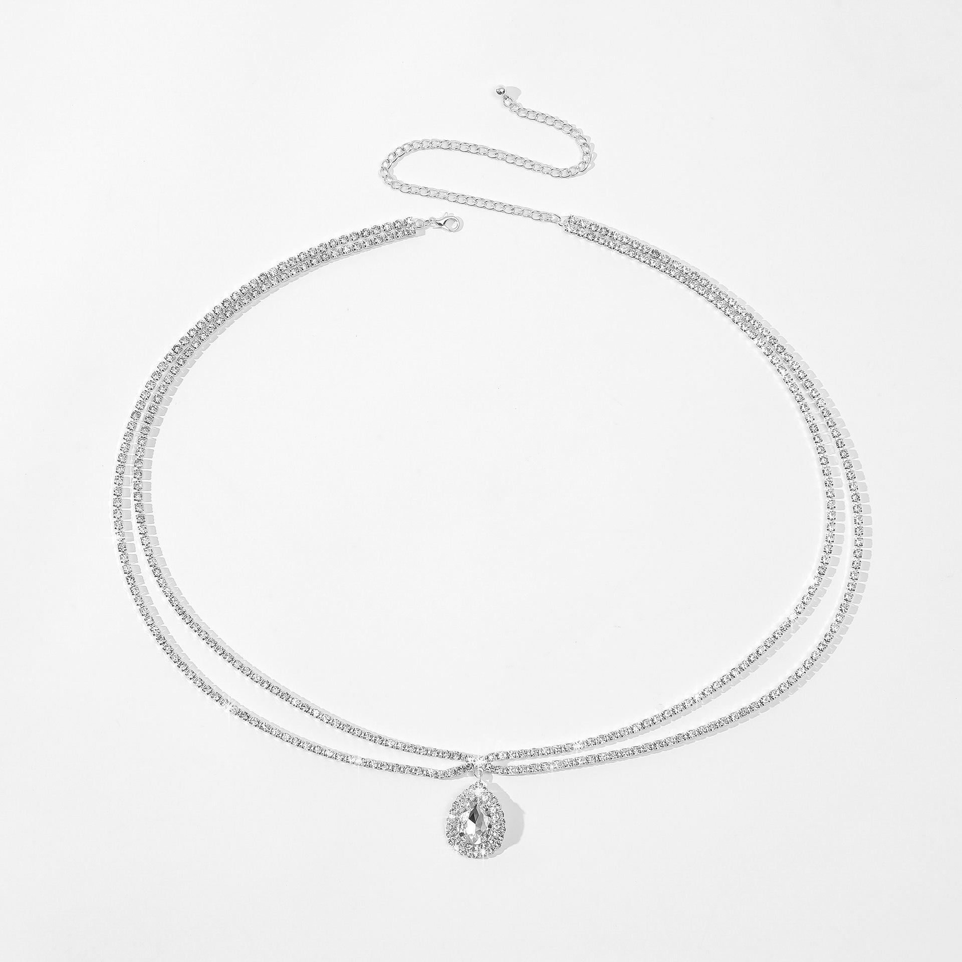 Waist Chain Fashion Imitation Pearl Rhinestone Hanging Waist Chain Sexy Bikini Hot Girl Body Chain Clothing Accessories срібний
Waist Chain Fashion Imitation Pearl Rhinestone Hanging Waist Chain Sexy Bikini Hot Girl Body Chain Clothing Accessories срібний