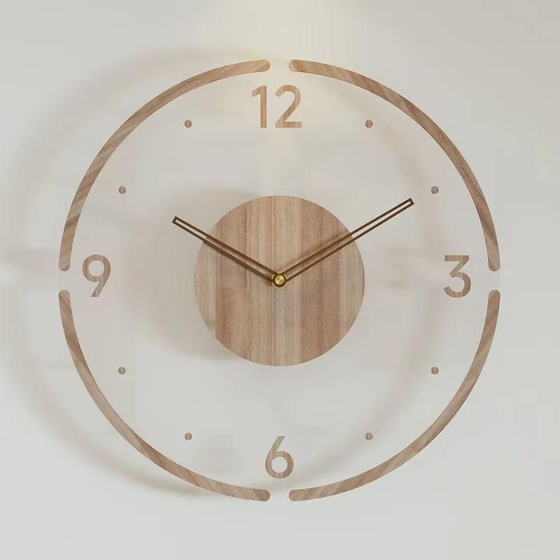 New Luxury Wall Watch Solid Wood Creative Wall Clocks Living Room Silent Nordic Simple Quartz Clock Wall Clock Modern Design (as the picture,30cm)
New Luxury Wall Watch Solid Wood Creative Wall Clocks Living Room Silent Nordic Simple Quartz Clock Wall Clock Modern Design (as the picture,30cm)