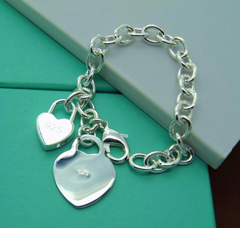 Fashion Jewelry Sterling Bracelet Heart Pendant Bracelet Men & Women Glamour Jewelry Gift
Fashion Jewelry Sterling Bracelet Heart Pendant Bracelet Men & Women Glamour Jewelry Gift
