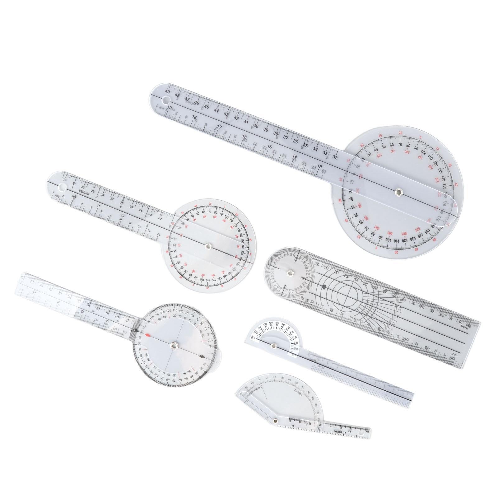 6PCS Medical Goniometer Set 6 8 10inch Multifunction Joint Goniometer Set for Physical Therapists Home Use and Students
6PCS Medical Goniometer Set 6 8 10inch Multifunction Joint Goniometer Set for Physical Therapists Home Use and Students