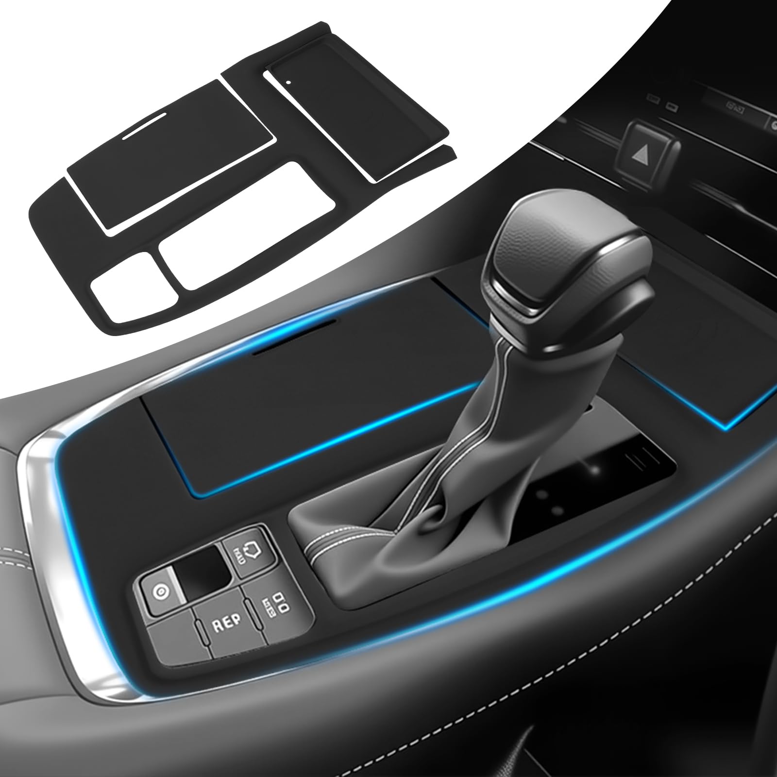 BLUESEATEC Резиновый коврик на панель переключения передач для Toyota Новый дизайн с прямым и простым аксессуаром для интерьера Alphard/Vellfire (40-я серия), Специфичный для транспортного средства чёрный
BLUESEATEC Резиновый коврик на панель переключения передач для Toyota Новый дизайн с прямым и простым аксессуаром для интерьера Alphard/Vellfire (40-я серия), Специфичный для транспортного средства чёрный