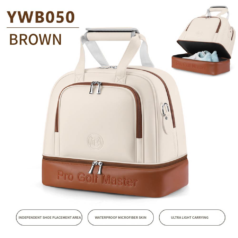 PGM Women’s Golf Clothing Bag Double layered Independent Shoe Bag Ultra-light Waterproof Travel Handbag YWB050 коричневий
PGM Women’s Golf Clothing Bag Double layered Independent Shoe Bag Ultra-light Waterproof Travel Handbag YWB050 коричневий