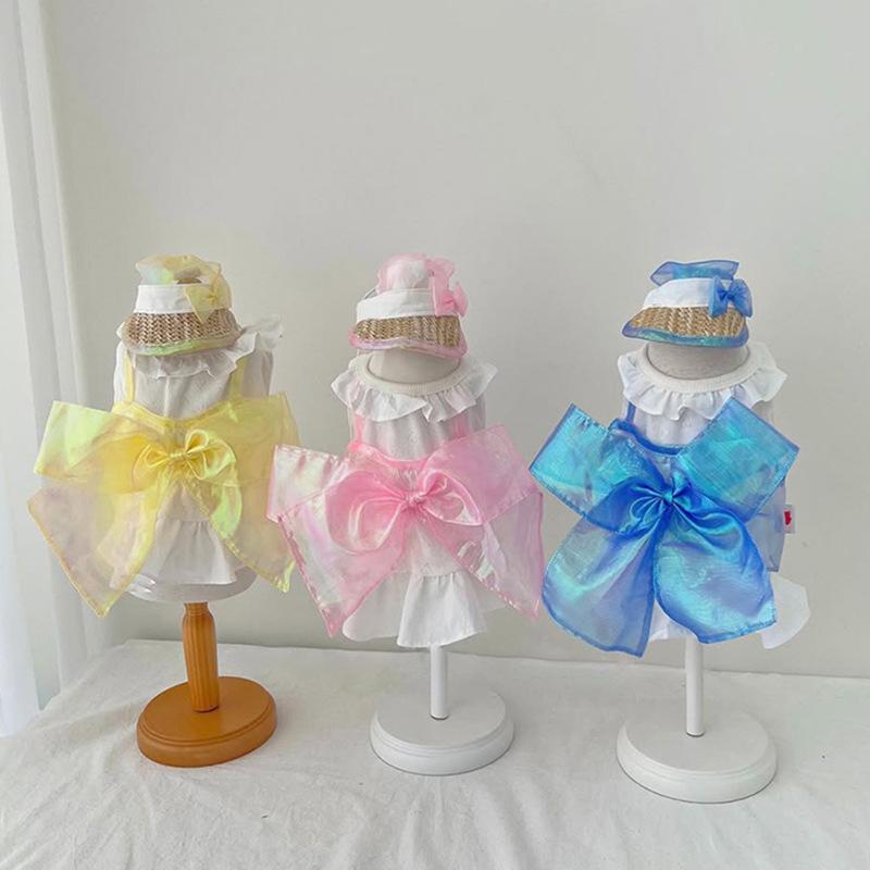 Spring and summer teddy than bear big bow dress spring and summer breathable princess dress pet cat dog clothes XXL (recommended weight 15-20)
Spring and summer teddy than bear big bow dress spring and summer breathable princess dress pet cat dog clothes XXL (recommended weight 15-20)