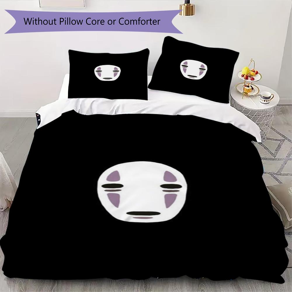 No Face Pattern Bedding uilt Set uilt Cover Pillowcase Home Decoration Birthday Gift (1 * duvet cover + 2 * pillowcase without core) 135x200cm
No Face Pattern Bedding uilt Set uilt Cover Pillowcase Home Decoration Birthday Gift (1 * duvet cover + 2 * pillowcase without core) 135x200cm