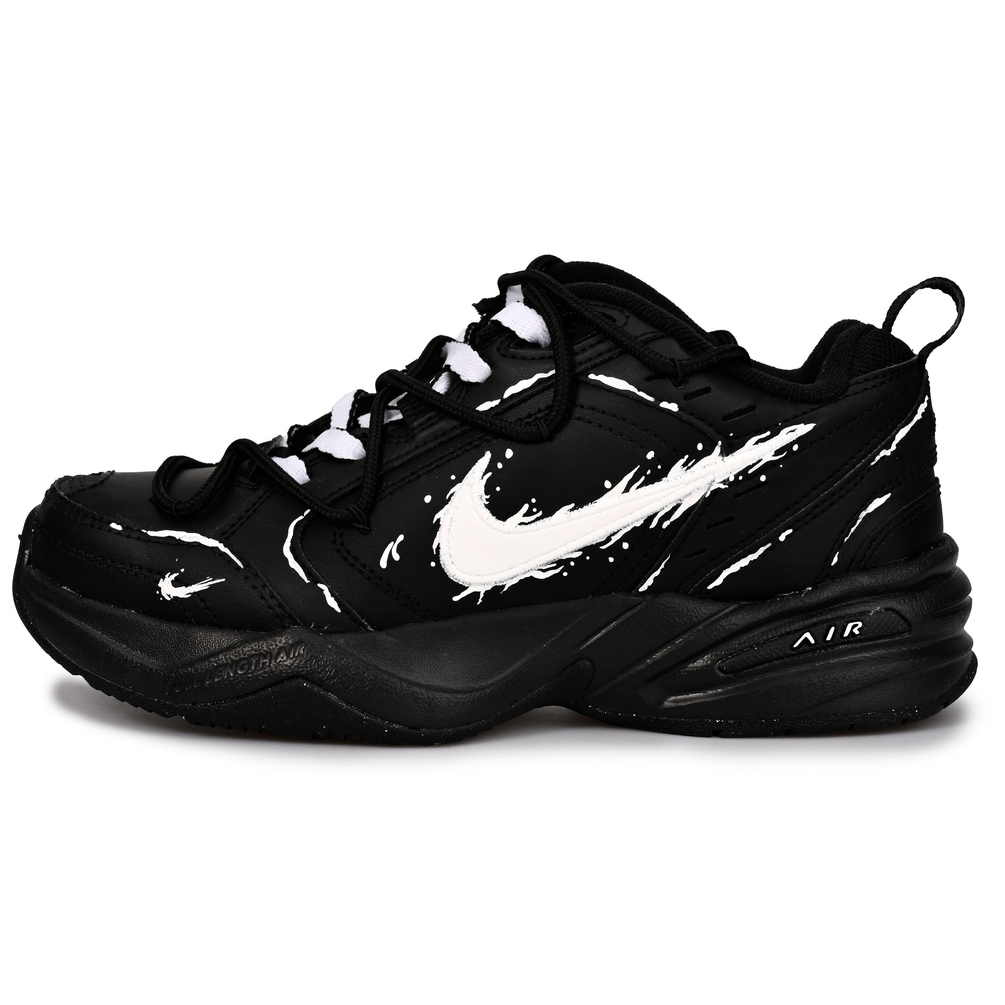 Nike Air Monarch 4 Reverse Venom Abrasion Resistant Slip Resistant Low top Chunky Sneakers Unisex Black White 415445-001(Team33- ) 40
Nike Air Monarch 4 Reverse Venom Abrasion Resistant Slip Resistant Low top Chunky Sneakers Unisex Black White 415445-001(Team33- ) 40