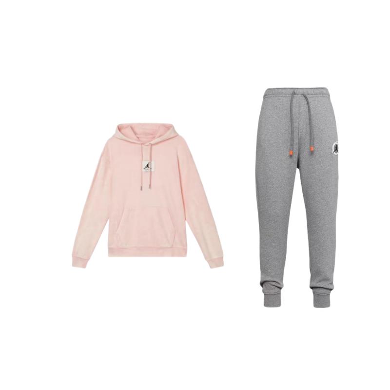 Jordan Solid Color Logo Label Loose Pullover Hoodie And Drawstring Knit Pants Casual Sports Set Men sets DV7597-091+DR3088-610 L
Jordan Solid Color Logo Label Loose Pullover Hoodie And Drawstring Knit Pants Casual Sports Set Men sets DV7597-091+DR3088-610 L