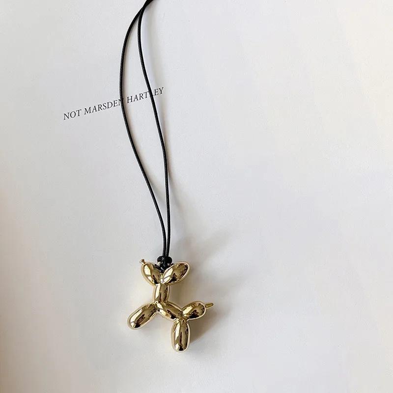 Cute Stereo Dachshund Flower Black Rope Long Necklace Balloon Dog Pendants Sweater Chain for Charm Design Jewelry Accessory Gift
Cute Stereo Dachshund Flower Black Rope Long Necklace Balloon Dog Pendants Sweater Chain for Charm Design Jewelry Accessory Gift