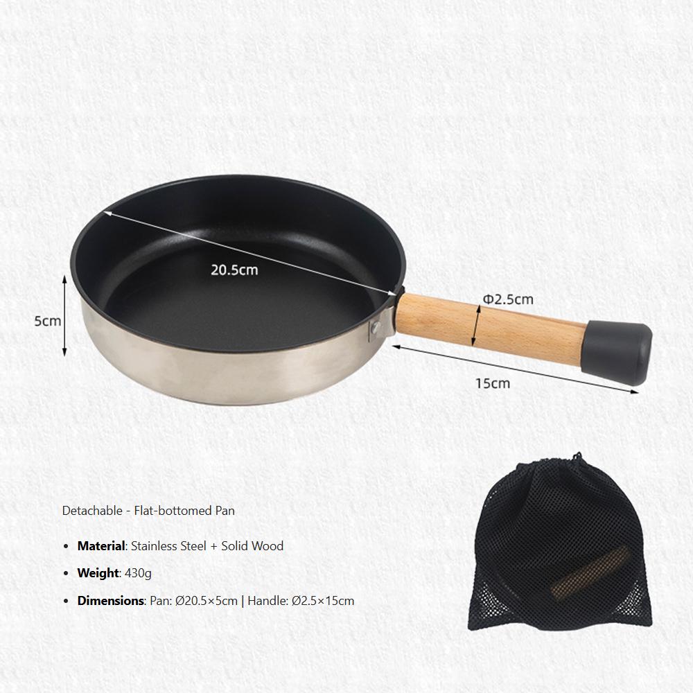 Nonstick Camping Pan with Folding Handle Portable Skillet & Griddle Durable Grill Skillet for Indoor & Outdoor Grilling
Nonstick Camping Pan with Folding Handle Portable Skillet & Griddle Durable Grill Skillet for Indoor & Outdoor Grilling