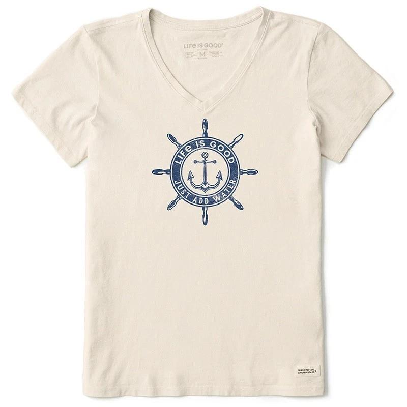Life is Good Women s Just Add Water Anchor Compass Short Sleeve Crusher-LITE Vee XL
Life is Good Women s Just Add Water Anchor Compass Short Sleeve Crusher-LITE Vee XL