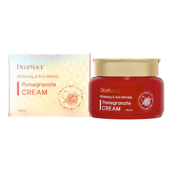 Отбеливающий крем для лица против морщин с экстрактом граната DEOPROCE WHITENING AND ANTI-WRINKLE POMEGRANATE CREAM 100мл
Отбеливающий крем для лица против морщин с экстрактом граната DEOPROCE WHITENING AND ANTI-WRINKLE POMEGRANATE CREAM 100мл
