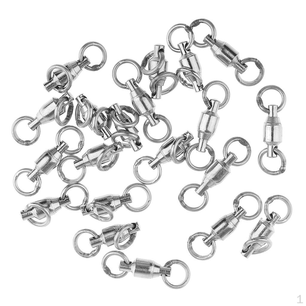 20 Pcs Alloy Ball Bearing Swivel Rolling Solid Rings 0#
20 Pcs Alloy Ball Bearing Swivel Rolling Solid Rings 0#