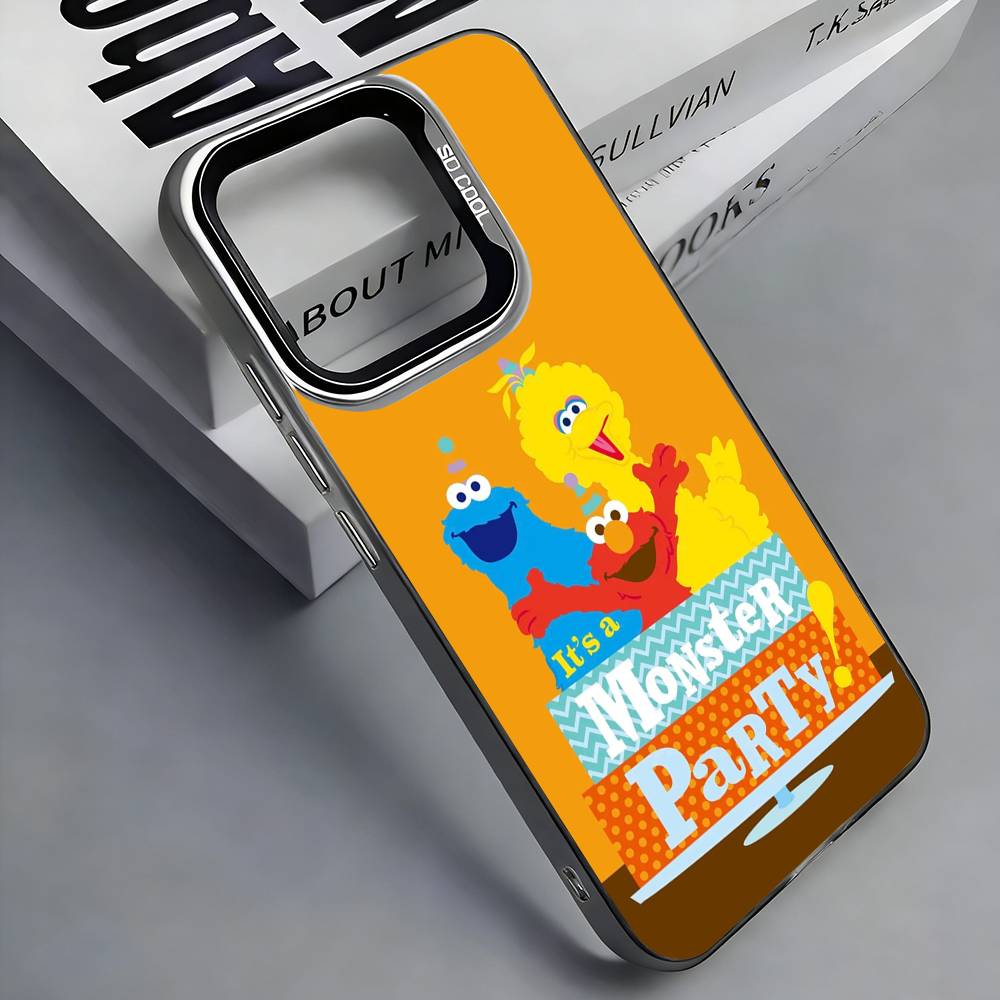 S-Sesame S-Street C-Cookie Elmo Phone Case For iPhone 17, 16,15,14,13,12,11 Plus,Pro Max, Colorful Silver Funda Cover iPhone17PRO
S-Sesame S-Street C-Cookie Elmo Phone Case For iPhone 17, 16,15,14,13,12,11 Plus,Pro Max, Colorful Silver Funda Cover iPhone17PRO